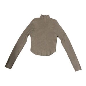 Zenana Outfitters Taupe Long Sleeve Top